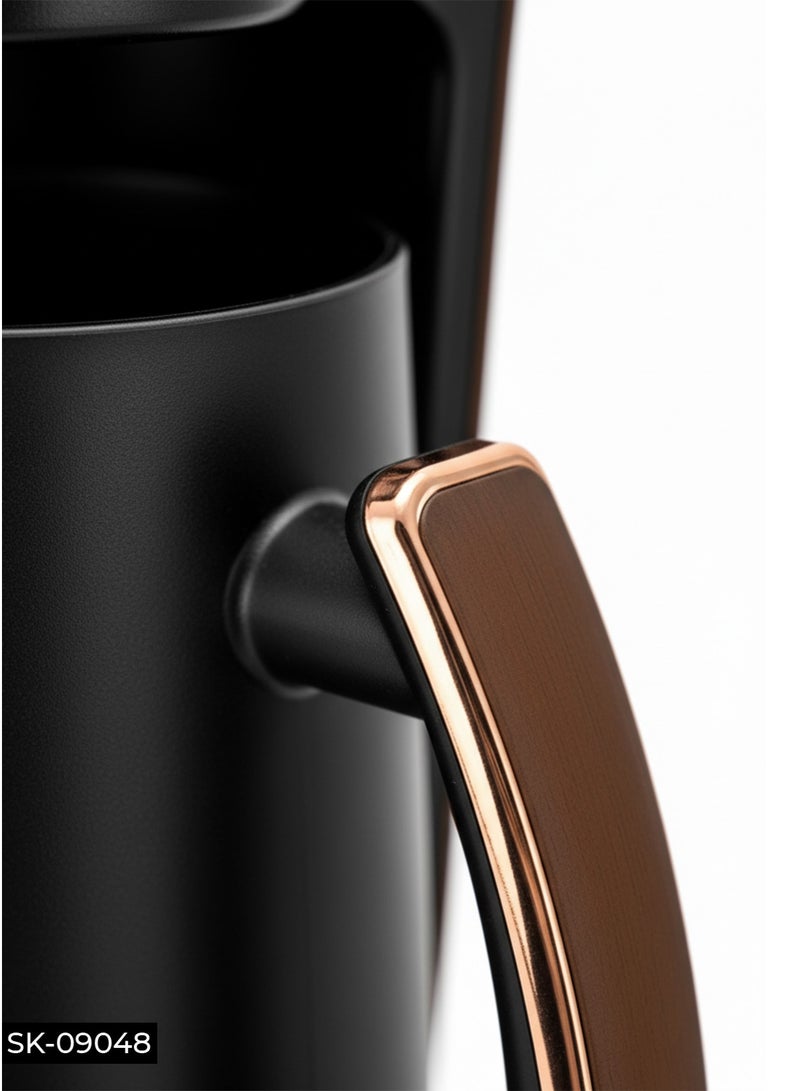 سوكاني ماكينة صنع القهوة التركية – SK-09048، إبريق قهوة كهربائي، سعة 250 مل (3-5 أكواب)، 550 واط، أسود - Image 5